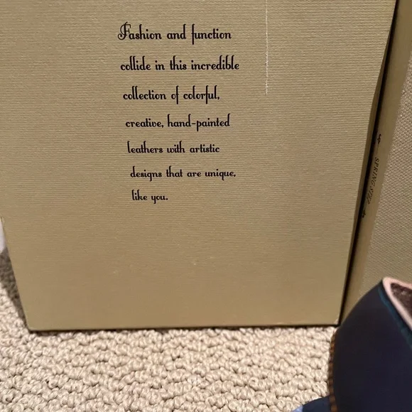 New L'Artiste by Spring Step Leather Wedge Sandals Cuteness Navy  Shoes NIB - Picture 4 of 12